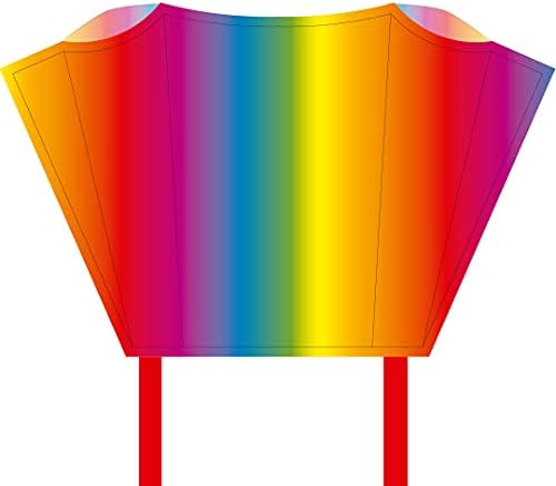 Drachen | Kites Sleddy, Einzeiliger Drachen, Farbe: Regenbogen, Aktiver Outdoor-Spaß für Kinder ab 5 Jahren Drachen Drachen