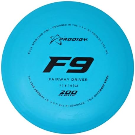 Flugscheiben-Sportgeräte | 200 F9 | Understable Disc Golf Fairway Driver | Extrem langlebig | Großartiger Disc Golf Disc für Anfänger | Farben können variieren Flugscheiben-Sportgeräte Flugscheiben-Sportgeräte