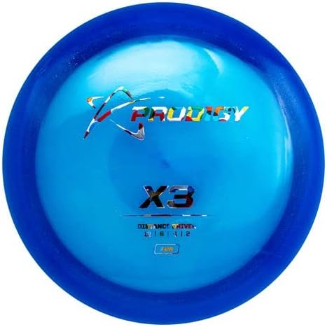 Flugscheiben-Sportgeräte | X3 Air Distanzdriver | Leichter Disc Golf Driver | Gerader Flug für bewaldete Plätze | Neues leichtes Plastik | Alternative zum Innova Destroyer Driver | Farben können variieren Flugscheiben-Sportgeräte Flugscheiben-Sportgeräte