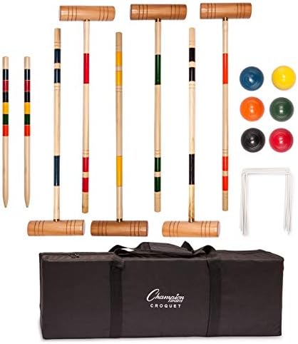 Krocket | Deluxe Croquet Turnier Set Mittel Krocket Krocket