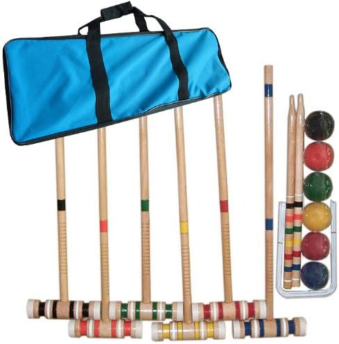 Krocket | Tmg Deluxe Holz-Croquet-Set für den Außenbereich – Inklusive strapazierfähigem Tragekoffer! Krocket Krocket