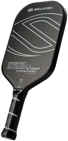 Pickleball | 2024 Selkirk Vanguard Control Pickleball Paddle | Quad Carbonfaser Pickleball Schläger mit Polypropylen X5+ 16mm Kern | Pickleball Schläger Made in the USA | Invikta Mittelgewicht Pickleball Pickleball