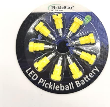 Pickleball | Picklestar 9er Pack Ersatzbatterie für Picklestar1 LED Leucht-Pickleball-Bälle Pickleball Pickleball