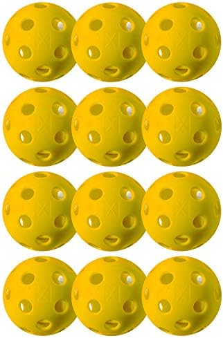 Pickleball | X-26 Indoor Pickleballs – Indoor Court Pickleball Bälle – 3er Pack, 12er Pack + Großpackung 100er Pack Pickleballs – USA Pickleball (USAPA) genehmigte Turnier-Pickleballs – Mehrere Farben Pickleball Pickleball