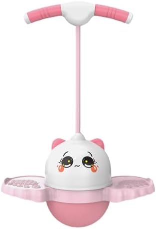 Pogo-Stäbe | Bunny Pogo Ball für Kinder und Erwachsene, Pogo Ball mit Griff, Übung Pogo Stick, Springen, Kinderzubehör, Geschenke, Sprungbrett für Sport, Übung, Gleichgewichtsfähigkeit, Mädchen, siehe Beschreibung, Rosa Pogo-Stäbe Pogo-Stäbe