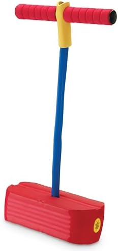 Pogo-Stäbe | Kidoozie Schaumstoff Pogo Jumper – Indoor- und Outdoor-Spiel – Fördert einen aktiven Lebensstil – Macht quietschende Geräusche, 113 kg Tragfähigkeit – Ab 4 Jahren, G02404 Pogo-Stäbe Pogo-Stäbe