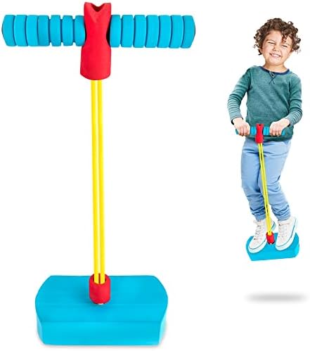 Pogo-Stäbe | Schaumstoff Pogo Jumper für Kinder – Pogo Stick mit sicherem Schaumstoffdesign – Trainingsgerät für Kinder – Hopper Stick für aktives Spielen drinnen und draußen – Geschenk für Jungen und Mädchen ab 6 Jahren Pogo-Stäbe Pogo-Stäbe