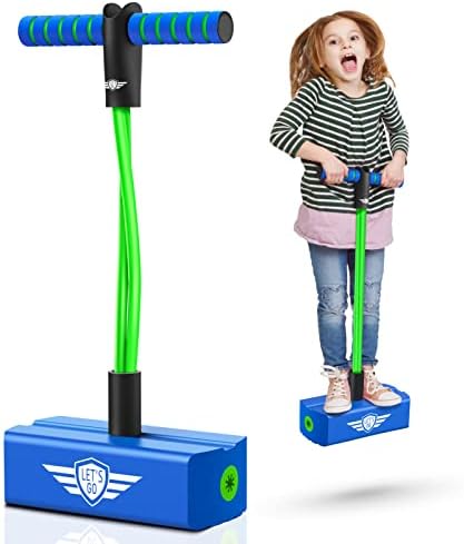 Pogo-Stäbe | Springen fördert das Wachstum – Pogo Stick Schaum Pogo Jumper für Kinder, Spielzeug für Jungen und Mädchen von 3-12 Jahren, Outdoor-Spielzeug, Indoor-Spielzeug, lustige Geschenke, Weihnachtsstrumpf-Füller, Geschenke. Pogo-Stäbe Pogo-Stäbe