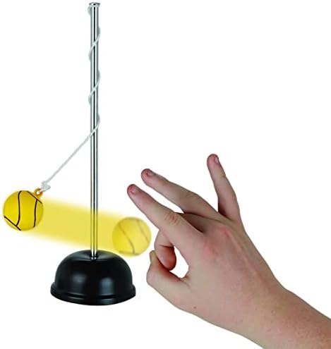 Tetherball | Mini-Desktop-Tetherball-Spielset Vintage Schreibtischspiel – Lustiges und nostalgisches Tischspielzeug zur Bekämpfung von Langeweile für Kinder und Stressabbau für Erwachsene Tetherball Tetherball