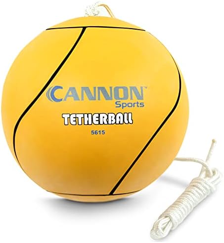 Tetherball | Tetherball- und Seilset für Schulspielplätze, Gärten, Pausen und Kinder (Gelb) Tetherball Tetherball