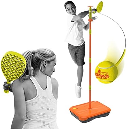 Tetherball | Turnier – Tether Tennis Spiel mit bis zu 4 Fuß höhenverstellbarem Pfosten, Schaumstoffball, Indoor- und Outdoor-Allround-Basis, Tragetasche, für Kinder ab 4 Jahren Tetherball Tetherball