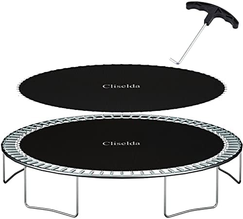 Trampoline & Zubehör | Ersatz-Trampolinmatte, passend für 12 Ft, 14 Ft und 15 Ft runde Trampolinrahmen, mit Federwerkzeug/Haken (ohne Rahmen und Feder) Trampoline & Zubehör Trampoline & Zubehör