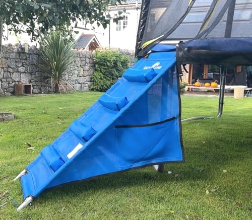 Trampoline & Zubehör | Neu, Trampolinleiter, Trampolinstufen, Trampolinschräge, Trampolin Zubehör für Kinder, breite Stufen, wetterfestes Design, mit Schuhfächern Trampoline & Zubehör Trampoline & Zubehör