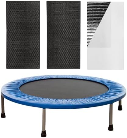 Trampoline & Zubehör | Selbstklebendes Trampolin-Reparaturset – 4″ x 8″ Patches – Trampolinzubehör zur Reparatur von Rissen oder Löchern in Trampolintüchern Trampoline & Zubehör Trampoline & Zubehör