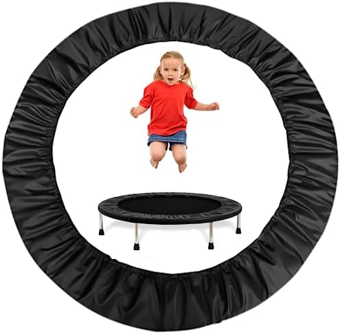 Trampoline & Zubehör | Trampolin-Federabdeckung Schwarz, runder Trampolinkantenschutz Ersatz, 6D Oxford-Stoff optionale Abdeckung für kleines Trampolin, wasserdichte Abdeckung für den Heimspielplatz Trampoline & Zubehör Trampoline & Zubehör