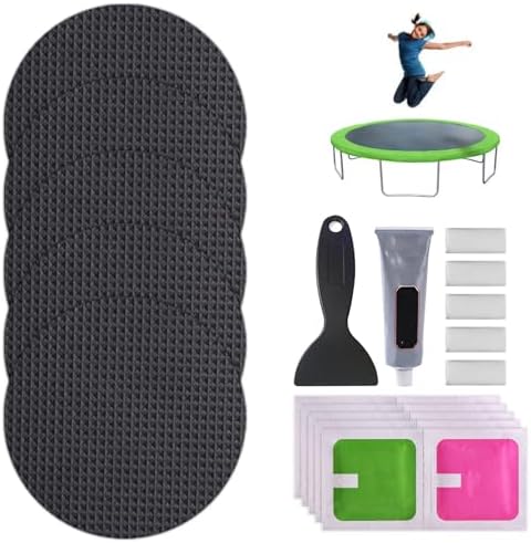 Trampoline & Zubehör | Trampolin Reparaturset 4X4 Zoll – Trampolinpatch für Löcher oder Risse – Professionelles Trampolin Reparaturset – Trampolin Zubehör, Trampolin Zubehör Trampoline & Zubehör Trampoline & Zubehör