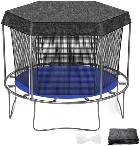 Trampoline & Zubehör | Trampolinabdeckung Schwarz Trampolin Sonnenschutz Zeltabdeckung Trampolin Oberabdeckung für rundes Trampolin Outdoor Sportzubehör, nur Zelt Trampoline & Zubehör Trampoline & Zubehör