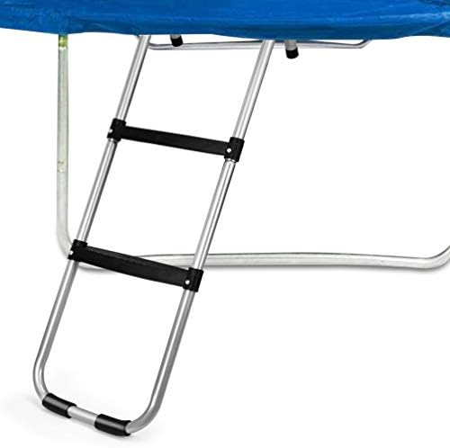 Trampoline & Zubehör | Trampolinleiter 2 Stufen Breite Stufe Kletterleiter Silber Trampolin Ersatzteile Zubehör für Kinder Trampoline & Zubehör Trampoline & Zubehör