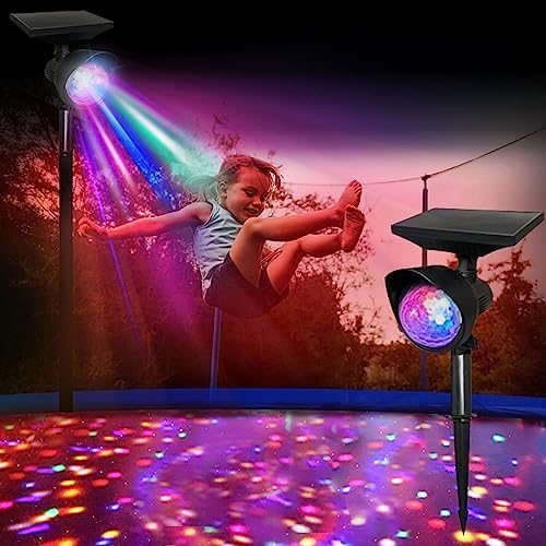 Trampoline & Zubehör | Trampolinlichter Solarbetrieben, 2 Helligkeitsstufen, wasserdichte Außen-Trampolin-Zubehör LED-Lichter für Trampoline von 10ft, 12ft, 13ft, 14ft, 15ft und 16ft, ideales Geschenk für Kinder Trampoline & Zubehör Trampoline & Zubehör