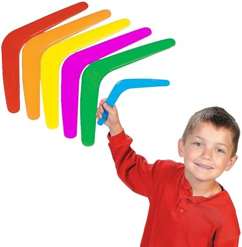 Boomerangs | Plastik-Boomerangs – VBS Ferienbibel-Schulmaterialien/Dekoration – Outdoor-Spiel, Schul- und Tagesstättenaktivitäten für Kinder – Großpackung mit 48 Stück Boomerangs Boomerangs